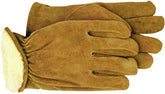 4176L GLOVE PILE LINED LTHER L